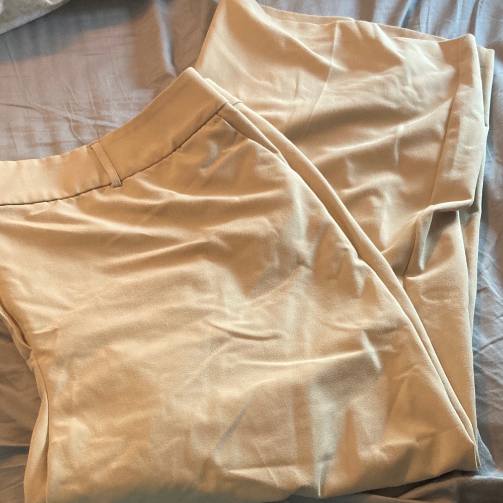 Lane Bryant Cream Trousers